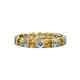 1 - Laida 3.40 mm Citrine and Lab Grown Diamond Eternity Band 