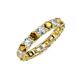 4 - Laida 3.40 mm Citrine and Lab Grown Diamond Eternity Band 