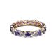 3 - Laida 3.40 mm Iolite and Lab Grown Diamond Eternity Band 