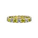 1 - Laida 3.40 mm Yellow Diamond and Lab Grown Diamond Eternity Band 
