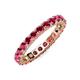 3 - Joyce 3.40 mm Ruby Eternity Band 