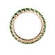 4 - Joyce 3.40 mm Green Garnet Eternity Band 