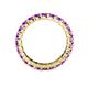 4 - Joyce 3.40 mm Amethyst Eternity Band 