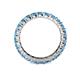 4 - Joyce 3.40 mm Blue Topaz Eternity Band 