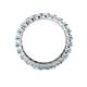 4 - Joyce 3.40 mm Aquamarine Eternity Band 