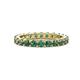 1 - Joyce 3.40 mm Lab Created Alexandrite Eternity Band 