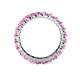 4 - Joyce 3.40 mm Pink Sapphire Eternity Band 