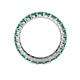 4 - Joyce 3.40 mm Emerald Eternity Band 
