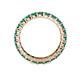 4 - Joyce 3.40 mm Emerald Eternity Band 