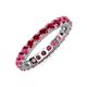 3 - Joyce 3.40 mm Ruby Eternity Band 