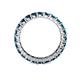 4 - Joyce 3.40 mm Blue Diamond Eternity Band 