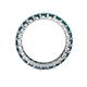 4 - Joyce 3.40 mm London Blue Topaz Eternity Band 