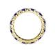 5 - Joyce 3.40 mm Blue Sapphire and Diamond Eternity Band 