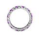 5 - Joyce 3.40 mm Amethyst and Diamond Eternity Band 
