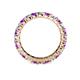 5 - Joyce 3.40 mm Amethyst and Diamond Eternity Band 