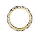 5 - Joyce 3.40 mm Iolite and Diamond Eternity Band 