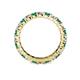 5 - Joyce 3.40 mm Emerald and Diamond Eternity Band 