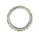 5 - Joyce 3.40 mm Peridot and Diamond Eternity Band 