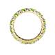 5 - Joyce 3.40 mm Peridot and Diamond Eternity Band 