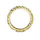5 - Joyce 3.40 mm Yellow and White Diamond Eternity Band 