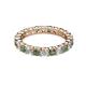3 - Joyce 3.40 mm Diamond and Lab Created Alexandrite Eternity Band 
