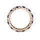 5 - Joyce 3.40 mm Blue Sapphire and Lab Grown Diamond Eternity Band 