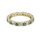 3 - Joyce 3.40 mm Lab Created Alexandrite and Lab Grown Diamond Eternity Band 