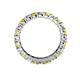 5 - Joyce 3.40 mm Yellow Sapphire and Lab Grown Diamond Eternity Band 