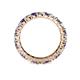 5 - Joyce 3.40 mm Iolite and Lab Grown Diamond Eternity Band 