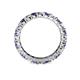 5 - Joyce 3.40 mm Iolite and Lab Grown Diamond Eternity Band 