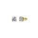 1 - Alina Round Diamond 0.50 ctw (SI1/GH) Four Prongs Solitaire Stud Earrings 