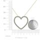 5 - Elaina Lab Grown Diamond Heart Pendant 