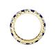 4 - Joyce 4.00 mm Blue Sapphire and Diamond Eternity Band 