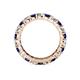 4 - Joyce 4.00 mm Blue Sapphire and Diamond Eternity Band 