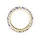 4 - Joyce 4.00 mm Tanzanite and Lab Grown Diamond Eternity Band 