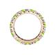 4 - Joyce 4.00 mm Peridot and Lab Grown Diamond Eternity Band 