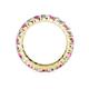 4 - Joyce 4.00 mm Pink Sapphire and Lab Grown Diamond Eternity Band 