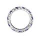 4 - Joyce 4.00 mm Iolite and Lab Grown Diamond Eternity Band 