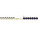 2 - Leslie 2.40 mm Blue Sapphire Eternity Tennis Bracelet 