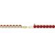 2 - Leslie 2.40 mm Ruby Eternity Tennis Bracelet 