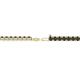 2 - Leslie 2.40 mm Black Diamond Eternity Tennis Bracelet 