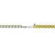 2 - Leslie 2.40 mm Yellow Diamond Eternity Tennis Bracelet 