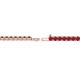 2 - Leslie 2.40 mm Ruby Eternity Tennis Bracelet 