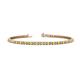 1 - Leslie 2.40 mm Yellow Sapphire and Diamond Eternity Tennis Bracelet 