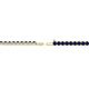 2 - Leslie 2.00 mm Blue Sapphire Eternity Tennis Bracelet 