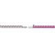 2 - Leslie 2.00 mm Pink Sapphire Eternity Tennis Bracelet 