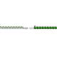 2 - Leslie 2.00 mm Green Garnet Eternity Tennis Bracelet 