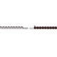 2 - Leslie 2.00 mm Red Garnet Eternity Tennis Bracelet 