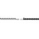 2 - Leslie 2.00 mm Black Diamond Eternity Tennis Bracelet 