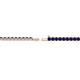 2 - Leslie 2.00 mm Blue Sapphire Eternity Tennis Bracelet 
